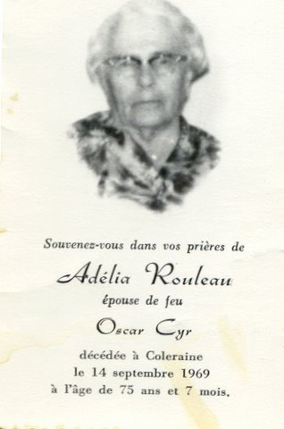 Carte mortuaire: Carte mortuaire: