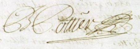 Signature de C Pottier: Signature de C Pottier: