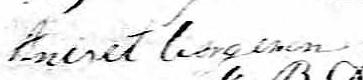 Signature de Aniset Bergeron: 16 août 1825 Signature de Aniset Bergeron: 16 août 1825