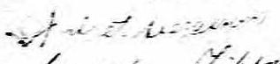 Signature de Aniset Bergeron: 21 juillet 1831 Signature de Aniset Bergeron: 21 juillet 1831