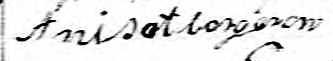 Signature de Aniset Bergeron: 17 décembre 1841 Signature de Aniset Bergeron: 17 décembre 1841