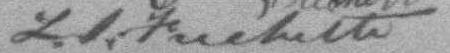 Signature de L. I. Fréchette: SFH187915 Signature de L. I. Fréchette: SFH187915