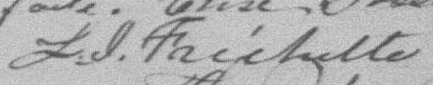 Signature de L. I. Fréchette: SFH188705 Signature de L. I. Fréchette: SFH188705