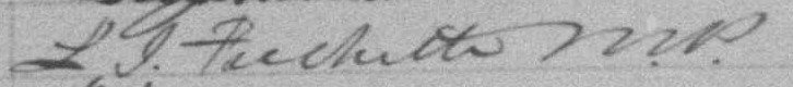 Signature de L. I. Fréchette: 31 octobre 1892 Signature de L. I. Fréchette: 31 octobre 1892