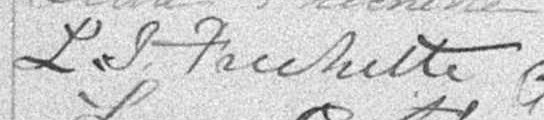 Signature de L. I. Fréchette: 22 juillet 1895 Signature de L. I. Fréchette: 22 juillet 1895