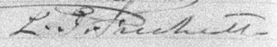 Signature de L. I. Frechette: 6 juillet 1898 Signature de L. I. Frechette: 6 juillet 1898