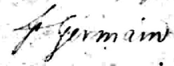 Signature de St Germain: Signature de St Germain: