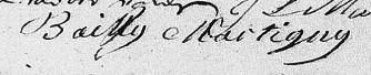 Signature de Bailly Martigny: 14 octobre 1809 Signature de Bailly Martigny: 14 octobre 1809