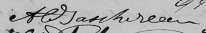 Signature de A C Taschereau: 11 août 1817 Signature de A C Taschereau: 11 août 1817