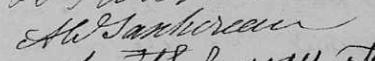 Signature de A C Taschereau: 12 décembre 1820 Signature de A C Taschereau: 12 décembre 1820