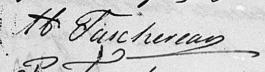 Signature de A C Taschereau: 27 août 1831 Signature de A C Taschereau: 27 août 1831