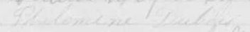 Signature de Philomène Dubois: 29 décembre 1874 Signature de Philomène Dubois: 29 décembre 1874