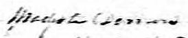 Signature de Modeste Demers: 15 février 1832 Signature de Modeste Demers: 15 février 1832