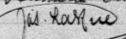 Signature de Jos Larue: 24 juin 1889