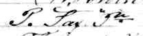 Signature P. Sax ptre: 21 janvier 1863 Signature P. Sax ptre: 21 janvier 1863