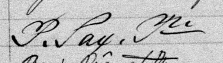 Signature de P. Sax Ptre: 11 mai 1880 Signature de P. Sax Ptre: 11 mai 1880