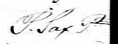 Signature de P. Sax Ptre: 5 avril 1859 Signature de P. Sax Ptre: 5 avril 1859