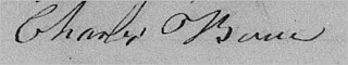 Signature de Charles Bouc: 28 novembre 1834 Signature de Charles Bouc: 28 novembre 1834