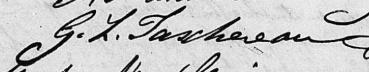 Signature de G. L. Taschereau: 17 août 1831 Signature de G. L. Taschereau: 17 août 1831