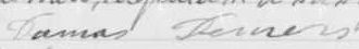 Signature de Damas Demers: Signature de Damas Demers: