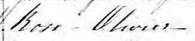 Signature de Rose Olivier: 6 septembre 1856 Signature de Rose Olivier: 6 septembre 1856