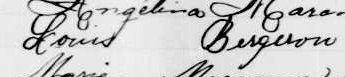 Signature de Louis Bergeron: 22 août 1894 Signature de Louis Bergeron: 22 août 1894