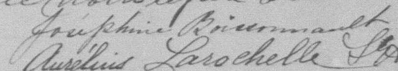 Signature de Josephine Boissonnault: 27 novembre 1887 Signature de Josephine Boissonnault: 27 novembre 1887