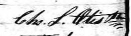 Signature de Chs. L. Otis Ptre: 16 août 1851 Signature de Chs. L. Otis Ptre: 16 août 1851