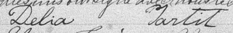 Signature de Delia Tartit: 2 octobre 1893 Signature de Delia Tartit: 2 octobre 1893