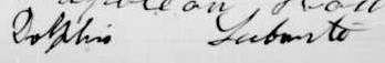 Signature de Dolphis Labonté: 5 août 1911 Signature de Dolphis Labonté: 5 août 1911