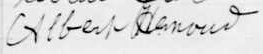 Signature d'Albert Hemond: 8 avril 1901 Signature d'Albert Hemond: 8 avril 1901