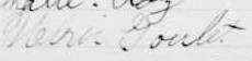 Signature d'Ulric Goulet: 6 mars 1905 Signature d'Ulric Goulet: 6 mars 1905
