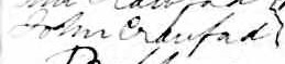 Signature de John Crawford: 11 mars 1870 Signature de John Crawford: 11 mars 1870