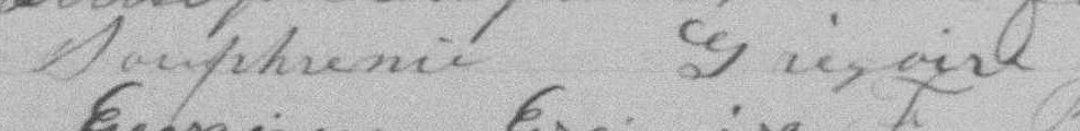 Signature de Souphrenie Grégoire: 20 octobre 1890 Signature de Souphrenie Grégoire: 20 octobre 1890