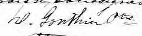 Signature de D. Gonthier Ptre: 22 février 1864 Signature de D. Gonthier Ptre: 22 février 1864