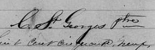 Signature de C. Saint-Georges Ptre: 10 septembre 1859 Signature de C. Saint-Georges Ptre: 10 septembre 1859