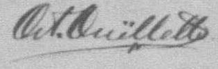 Signature de Oct. Ouëllette: 19 mai 1877 Signature de Oct. Ouëllette: 19 mai 1877