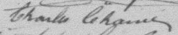 Signature de Charles Chainé: 23 décembre 1882 Signature de Charles Chainé: 23 décembre 1882