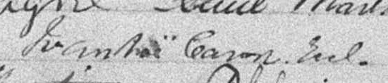 Signature d'Ivanhoë Caron eccl.: 26 juillet 1897 Signature d'Ivanhoë Caron eccl.: 26 juillet 1897