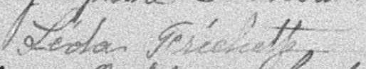 Signature de Léda Fréchette: 27 mai 1895 Signature de Léda Fréchette: 27 mai 1895