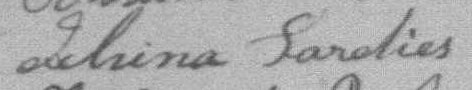 Signature de Delrina Tardies: 21 septembre 1891 Signature de Delrina Tardies: 21 septembre 1891