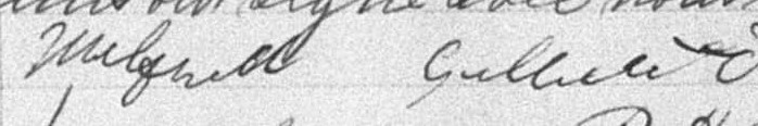 Signature de Wilfrid Gilbert: 2 avril 1894 Signature de Wilfrid Gilbert: 2 avril 1894