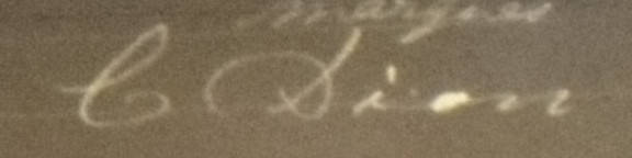 Signature de C Dion: 14 juin 1872 Signature de C Dion: 14 juin 1872