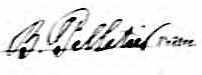 Signaturede B. Pelletier prêtre: 3 avril 1906 Signaturede B. Pelletier prêtre: 3 avril 1906