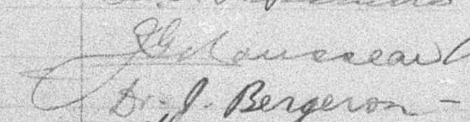 Signature de J. G. Rousseau: 17 mai 1898 Signature de J. G. Rousseau: 17 mai 1898