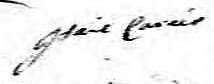 Signature de Isaie Carier: 29 juin 1830