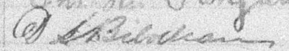 Signature de D S Bilodeau: 31 août 1898 Signature de D S Bilodeau: 31 août 1898