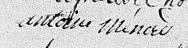 Signature de Antoine Ménard: 28 septembre 1807 Signature de Antoine Ménard: 28 septembre 1807