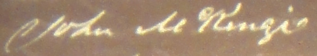 Signature de John McKEnzie: 19 mars 1873 Signature de John McKEnzie: 19 mars 1873