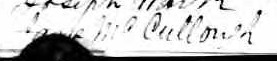 Signature de Jane McCullough: 17 octobre 1871 Signature de Jane McCullough: 17 octobre 1871